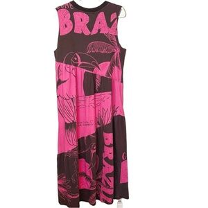 Farm rio Graphic Maxi Dress NWT